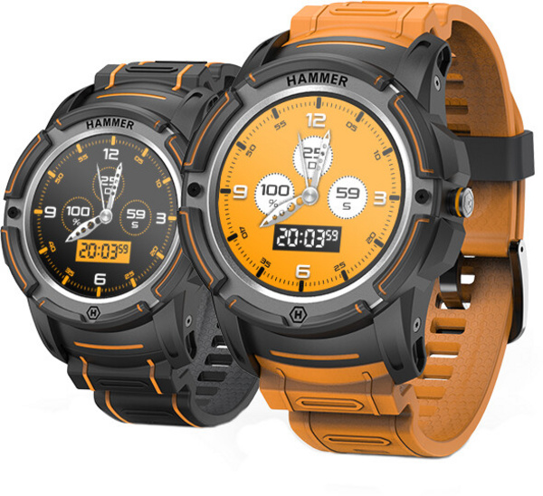[OUTLET] Orë e mençur Watch Hammer Watch, e zezë / portokalli, II