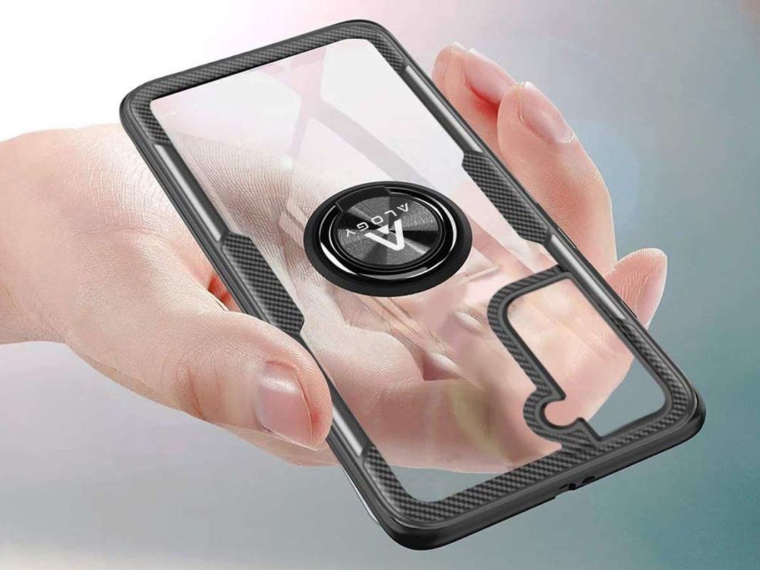 Mbrojtëse Alogy Clear Armor+ mbajtëse për Samsung Galaxy S21 Plus, e zezë