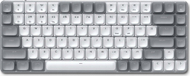 Tastierë Satechi SM1, USB dhe Bluetooth, QWERTY anglisht, gri me të bardhë