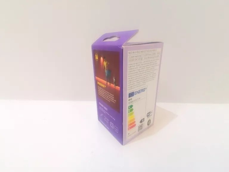 Llambë smart WiZ Filament A60, 40W, E27, RGB, e tejdukshme