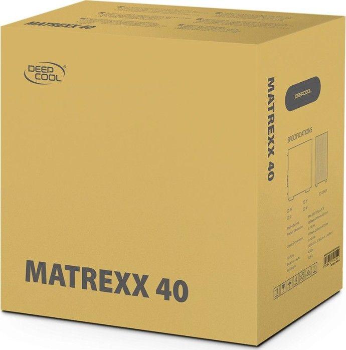 [OUTLET] Kasë Deepcool MATREXX 40 3FS ARGB, Mini Tower