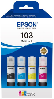 Toner për printer Epson C13T00S64A, EcoTank 103, multipack