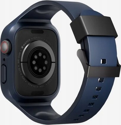 Rrip dhe kapak për Apple Watch UNIQ Monos 2in1, 44 mm 45 mm, blu