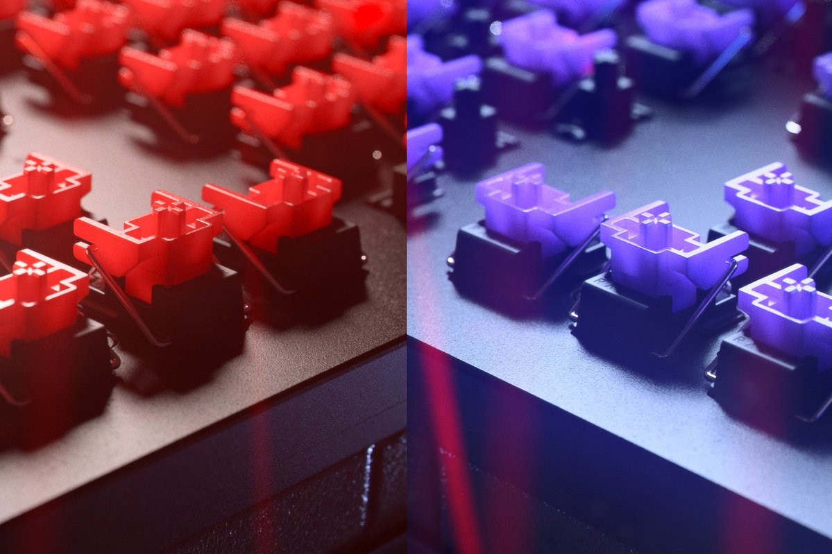 Tastierë lojërash Razer Huntsman V2, Linear Red Optical, e zezë