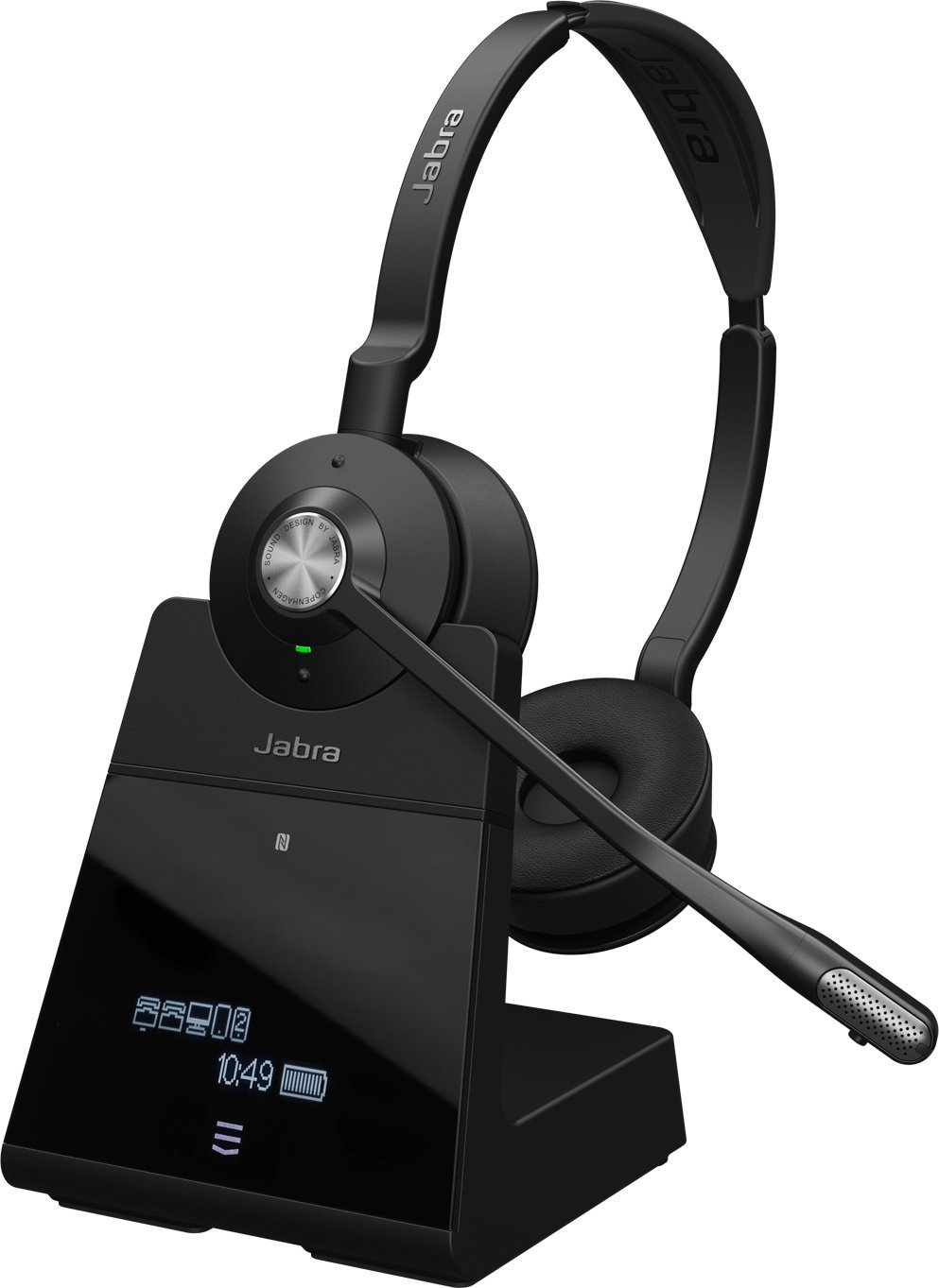 Kufje pa tela Jabra Engage 75 SE Stereo, për zyrë, me mikrofon anulues zhurme, e zezë