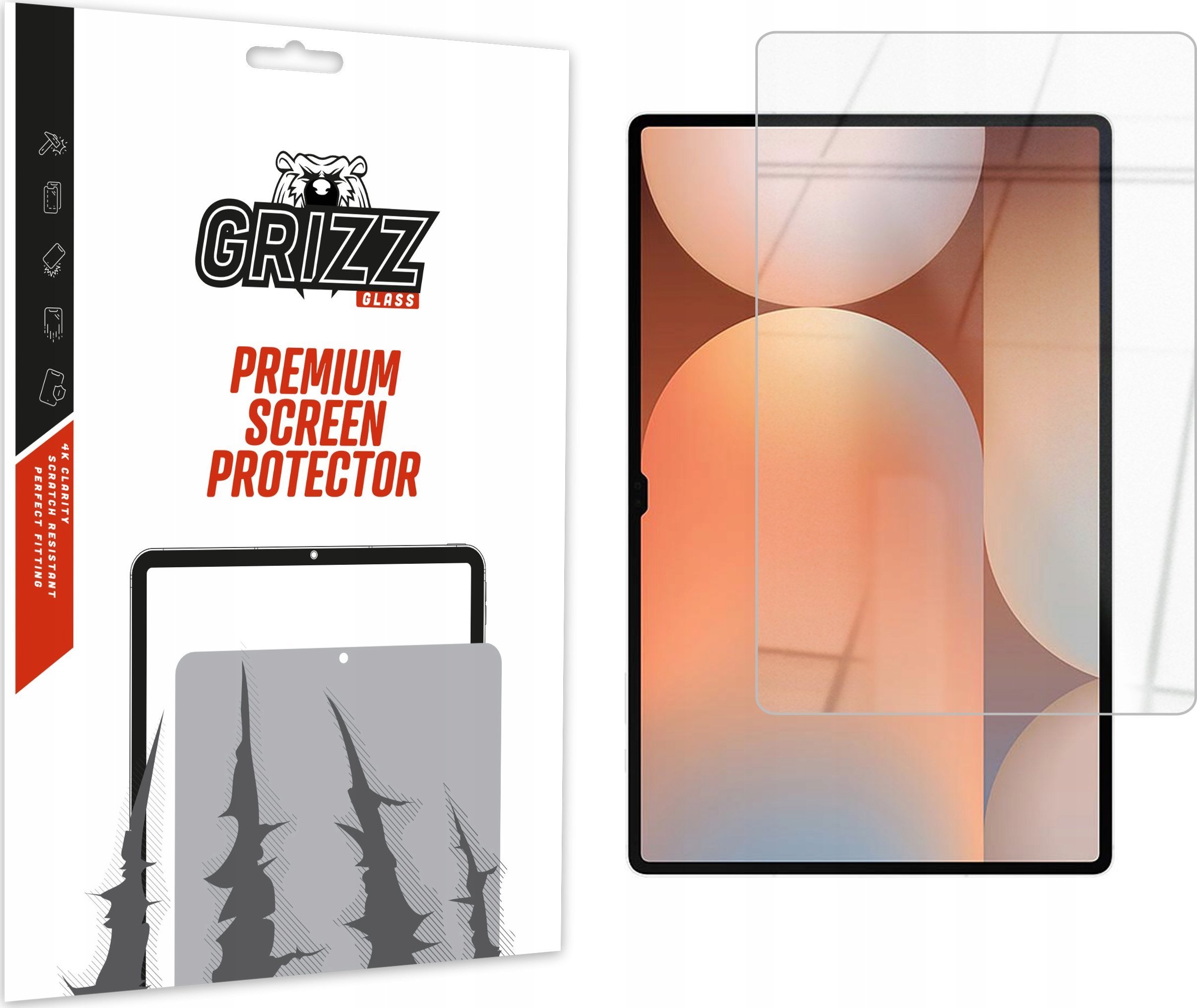 Xham mbrojtës Grizz Hybrid Glass për Samsung Galaxy Tab S10 Ultra, hibrid, transparencë e lartë