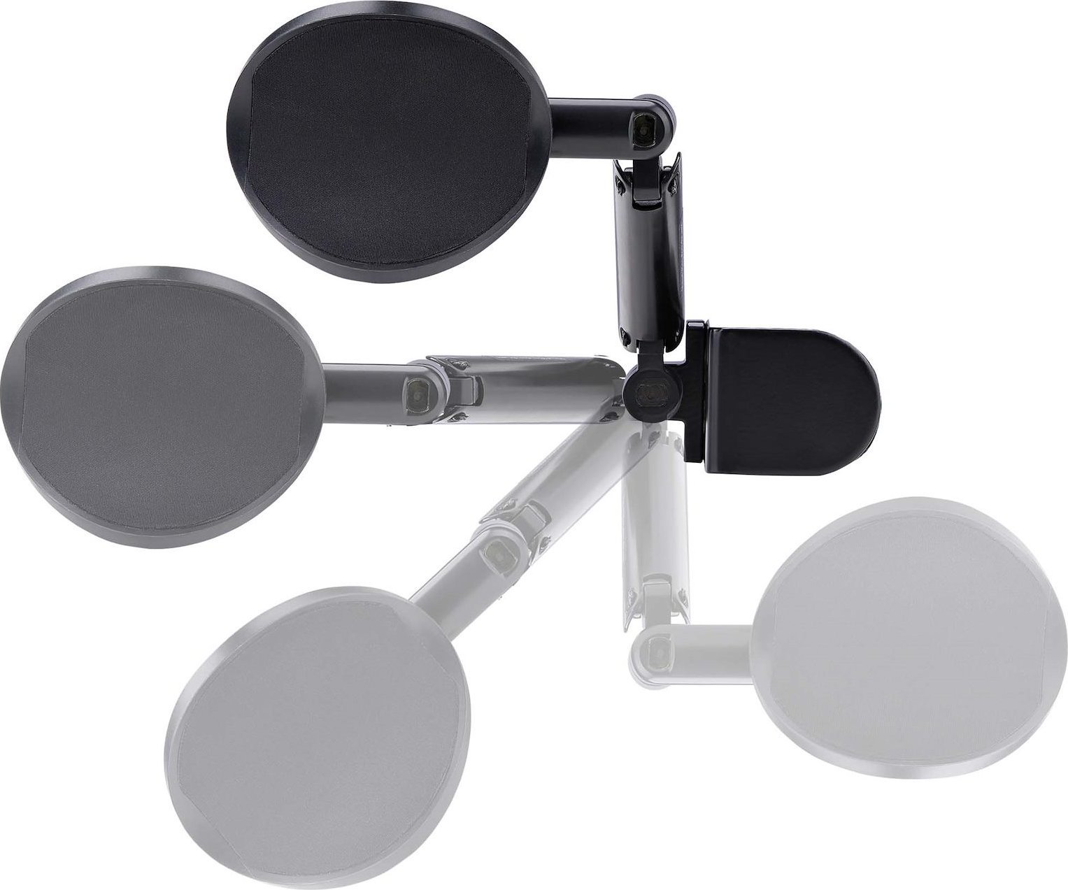 Mbështetëse krahu StarTech.com, ergonomike, rrotullim 360°, me kapëse, e zezë