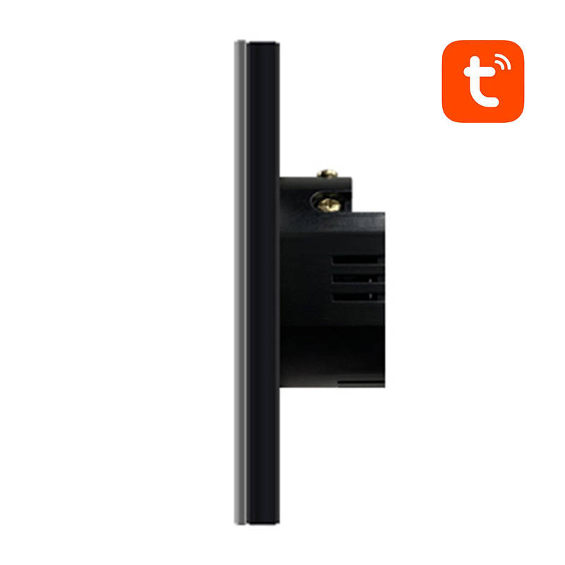 Çelës inteligjent dritash Avatto TS02-EU-B1, WiFi, 1 kanal, i zi
