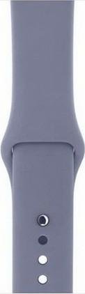Rrip dore Mercury Silicone Strap për Apple Watch 38/40/41 mm, silikon, light purple lavender