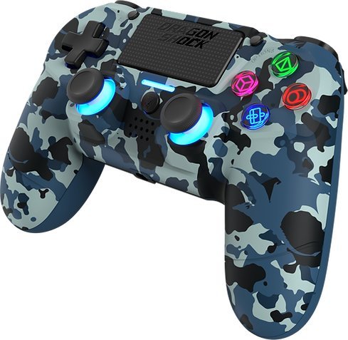 Gamepad DragonShock MIZAR BT, wireless, me Bluetooth, Blue Camouflage
