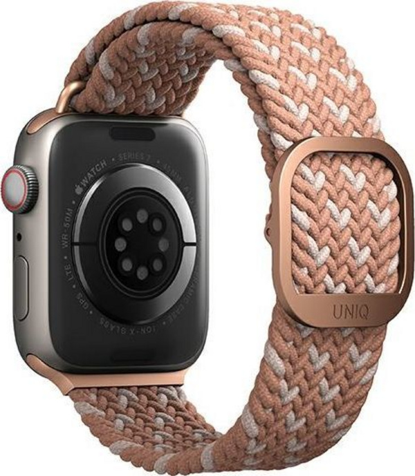 Rrip ore UNIQ Aspen, për Apple Watch 40/41mm, i gërshetuar, rozë