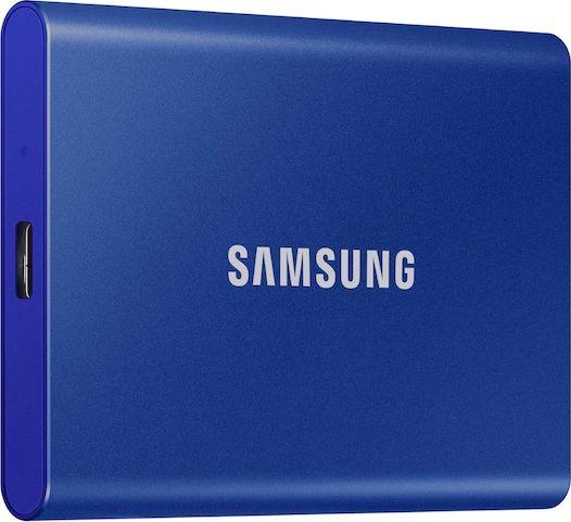 Disk i jashtëm Samsung SSD T7 2 TB (MU-PC2T0H / WW), i kaltër