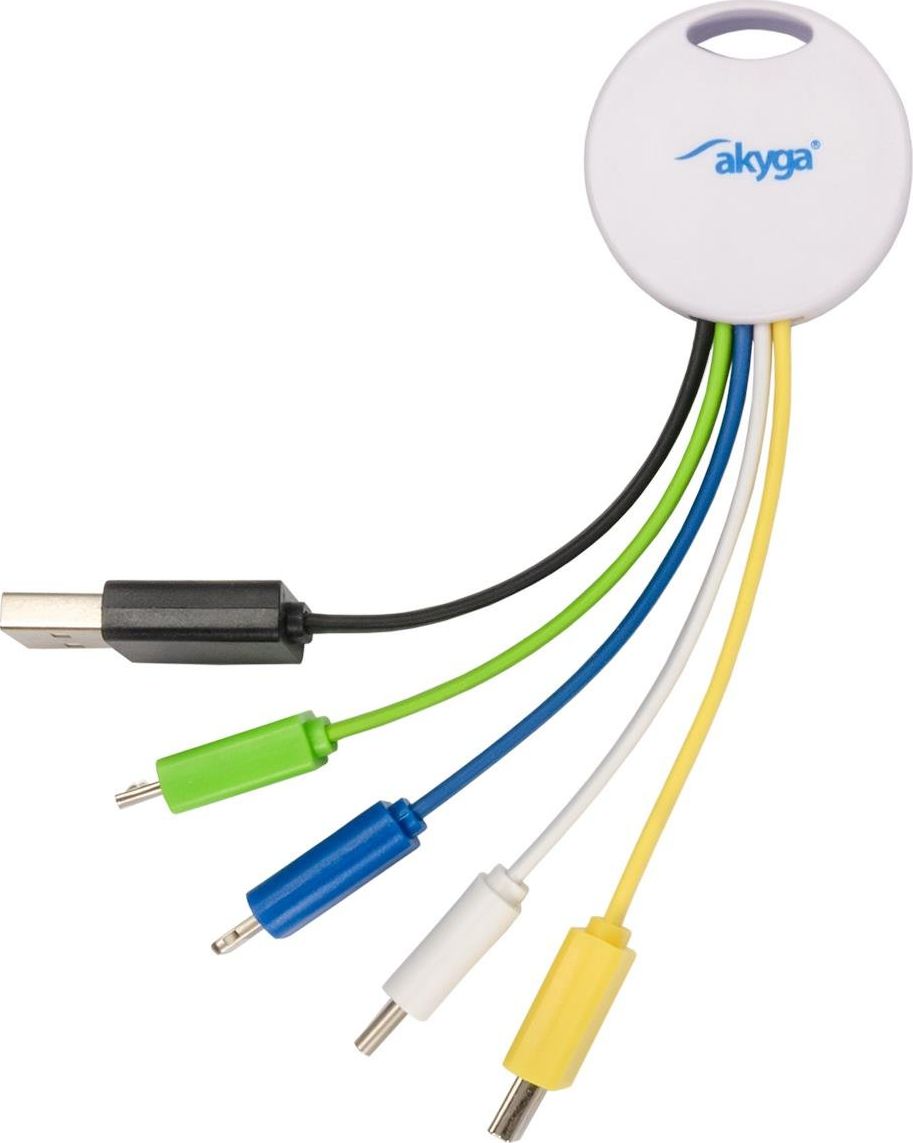 Përshtatës Akyga USB (AK-AD-51), i bardhë