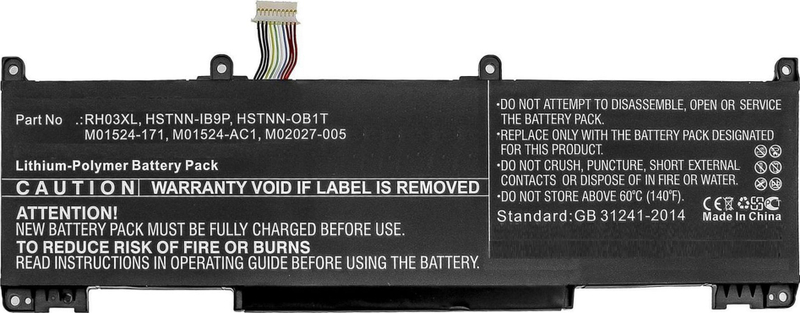 Bateri laptopi CoreParts MBXHP-BA0278, zëvendësuese, e zezë