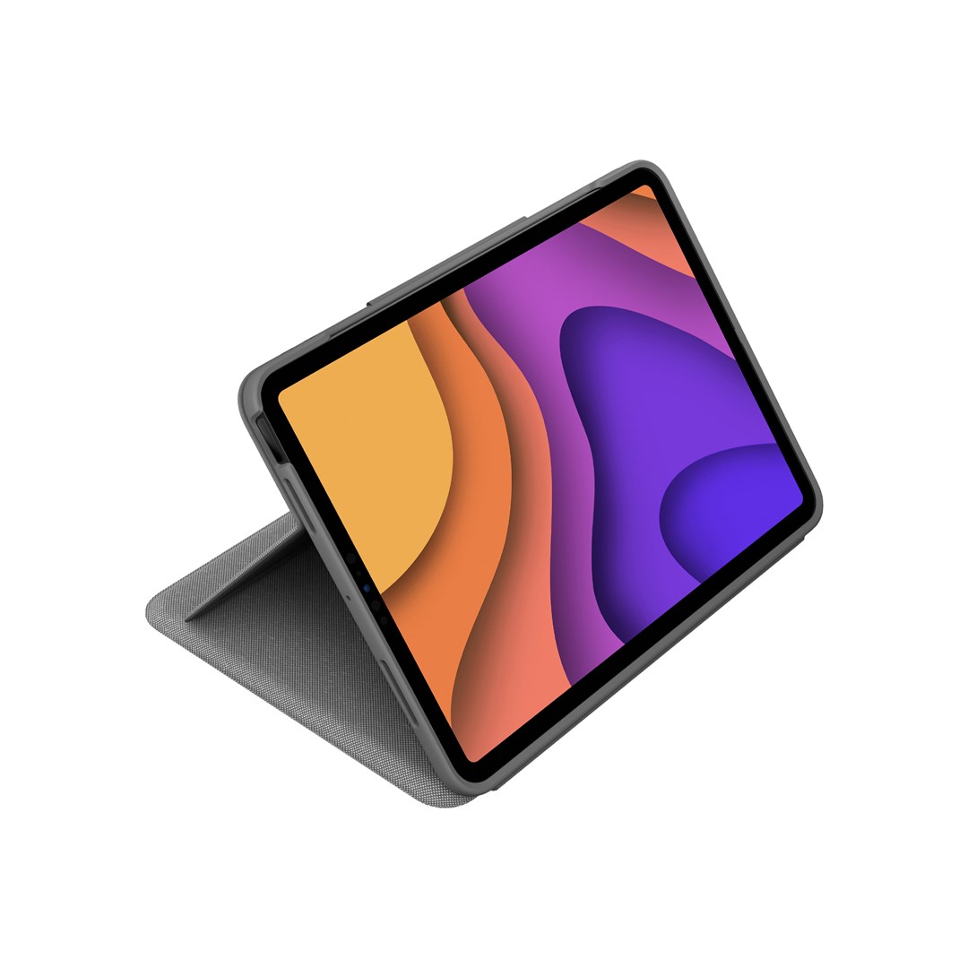 Подлога со тастатура за iPad Air (4-та и 5-та генерација) Logitech Folio Touch, сива