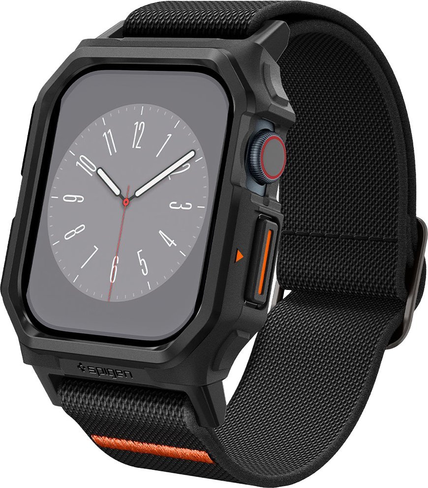 Rrip ore Spigen Lite Fit Pro për Apple Watch 10, 42mm, i zi mat
