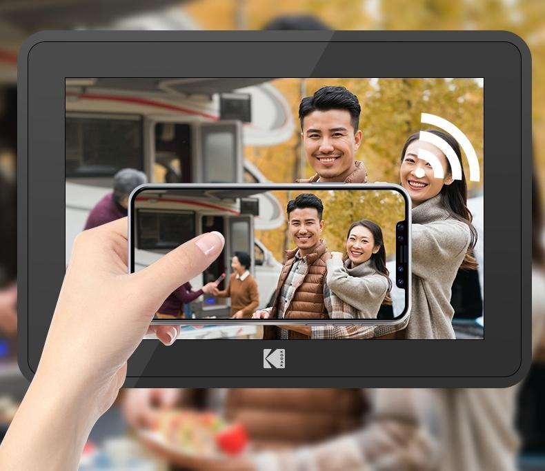 Kuadër digjital Kodak RCF106, ekran 10" HD LED, WiFi, i zi