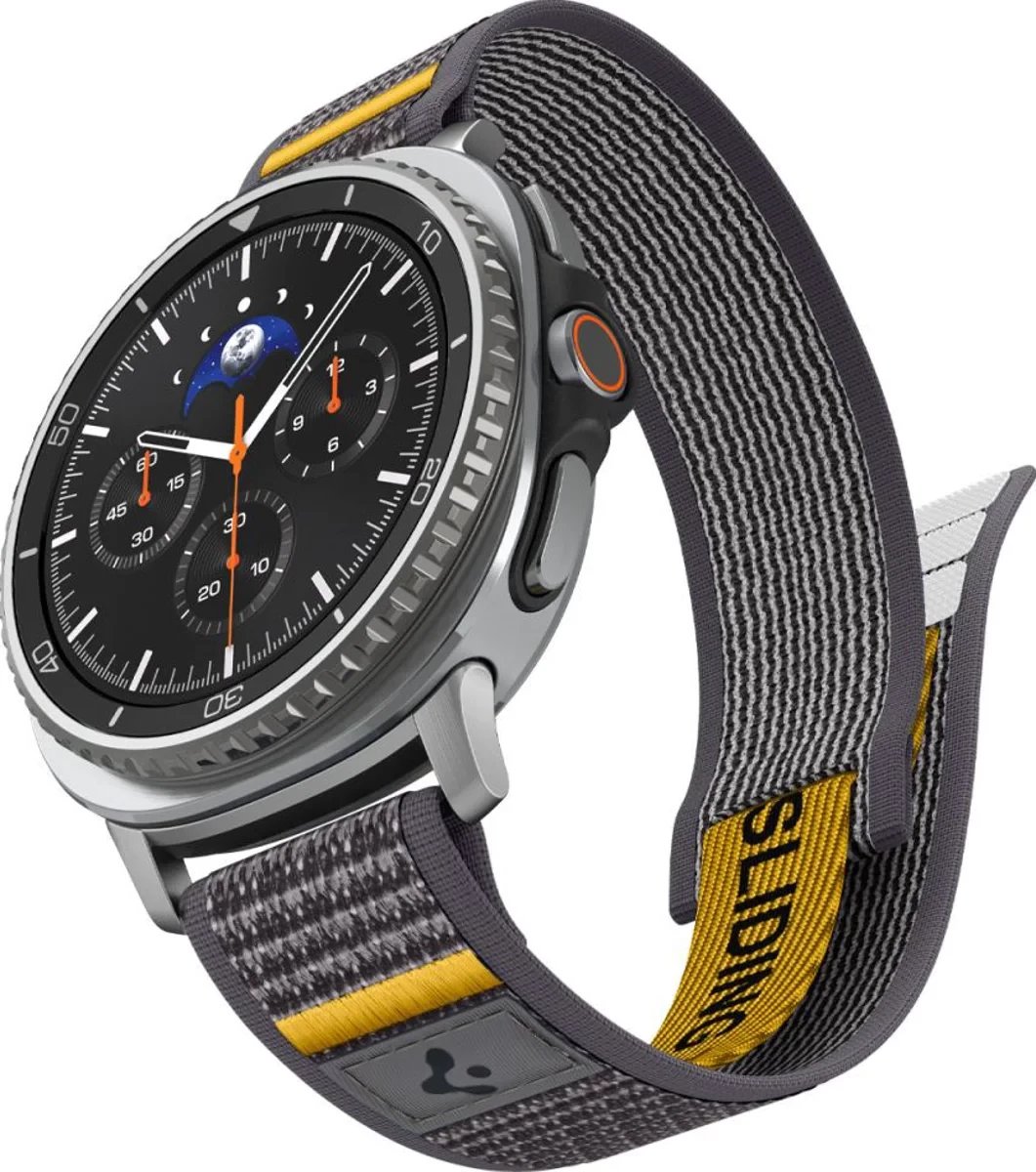 Byzylyk ore inteligjente Spigen Athlex Air Band, për Samsung Galaxy Watch 8 46mm 44mm 40mm, gri