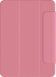 Mbulesë tablet Pomologic për iPad Pro 11 M4, tip book cover, funksion auto sleep wake, rozë e vjetër