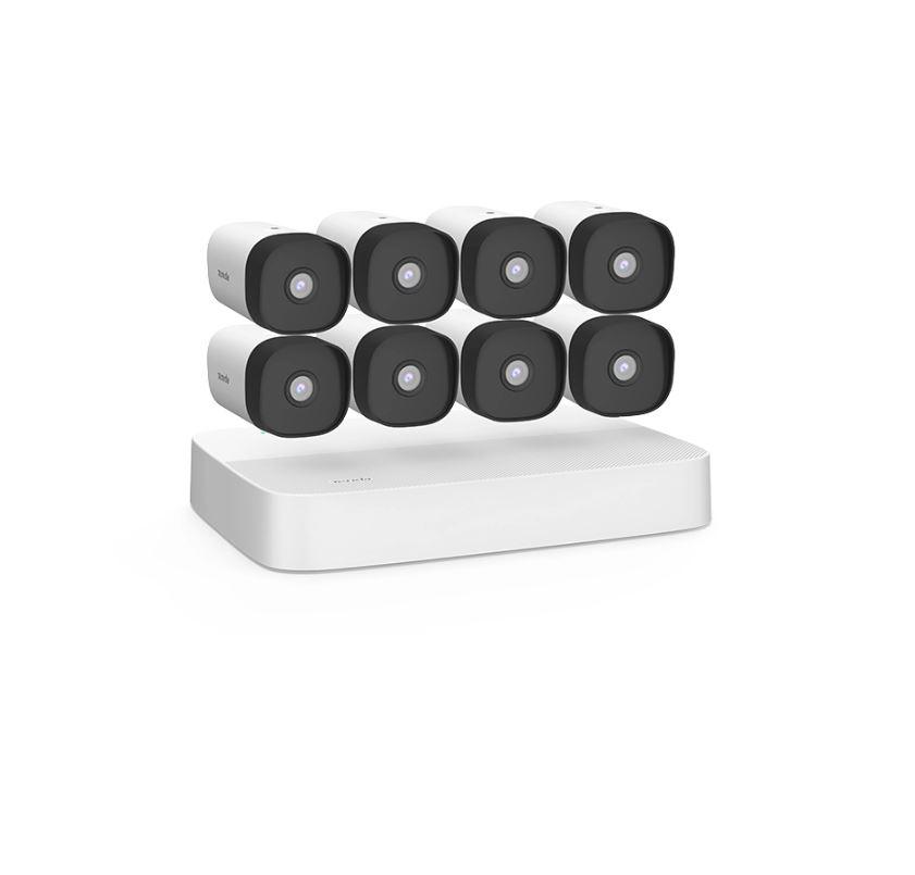 Set kamerash sigurie Tenda K8P-4TR, 8 kamera PoE, 4MP, IP67