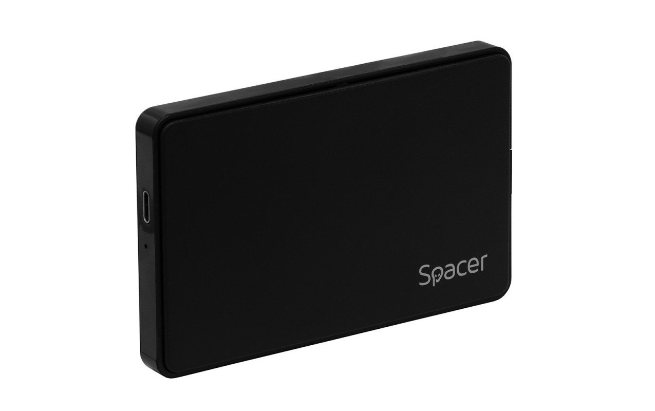 Kuti e jashtme për disk SPR TYPE C 01, 2.5", USB 3.1 Type C, e zezë