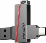 USB flash disk Hiksemi Dual Slim, 64GB, USB C dhe USB A, i zi