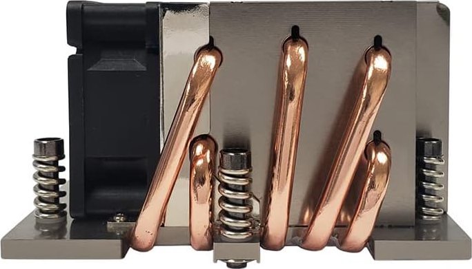 Ftohës CPU Dynatron J10 për AMD Socket SP5, deri 300W TDP, bakër, i argjendtë