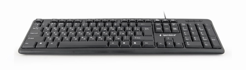 Tastierë standarde, USB, 104 taste, e zezë