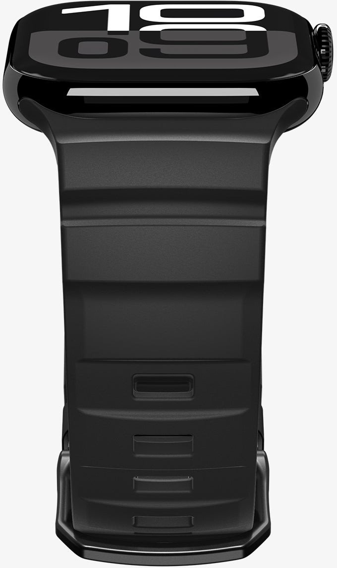 Rrip silikoni Spigen Silicone Band, për Apple Watch 49mm 46mm 45mm 44mm, i zi
