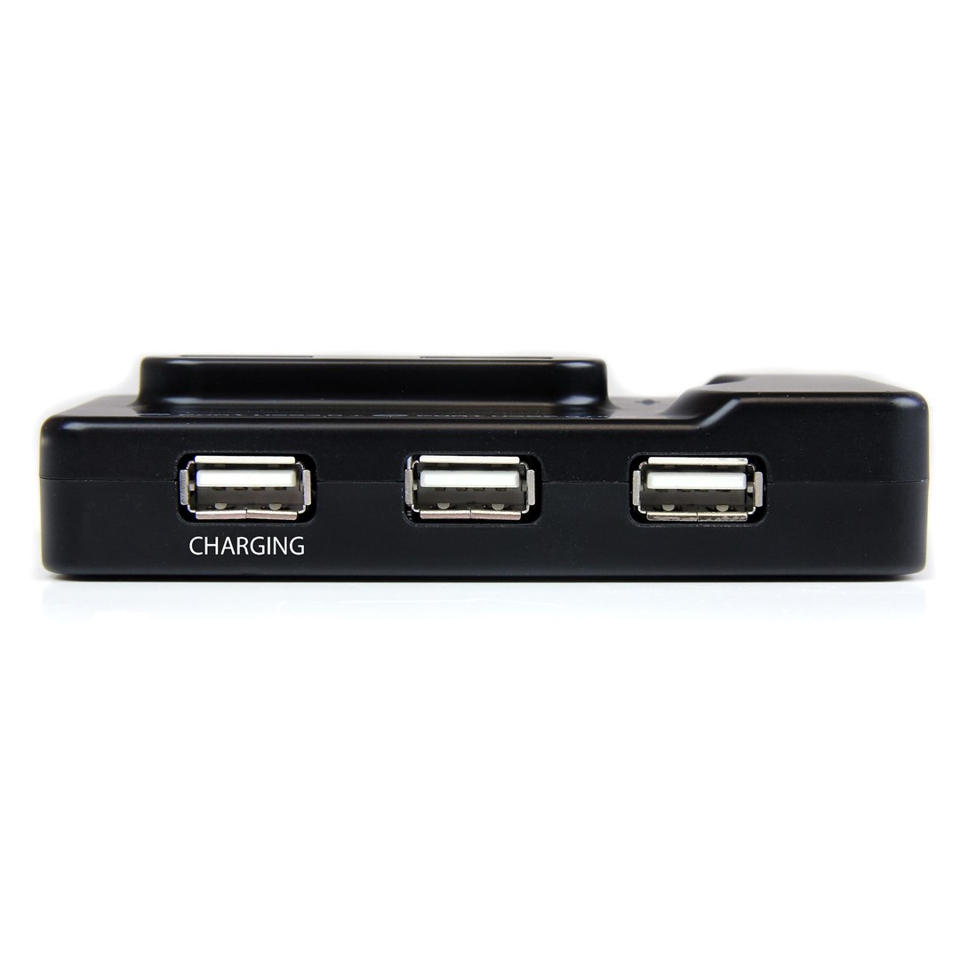 Qendër USB Startech, 6 porte, USB 3.2/2.0, e zezë