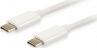 Кабел Equip USB 3.1 C, 2 м, бел