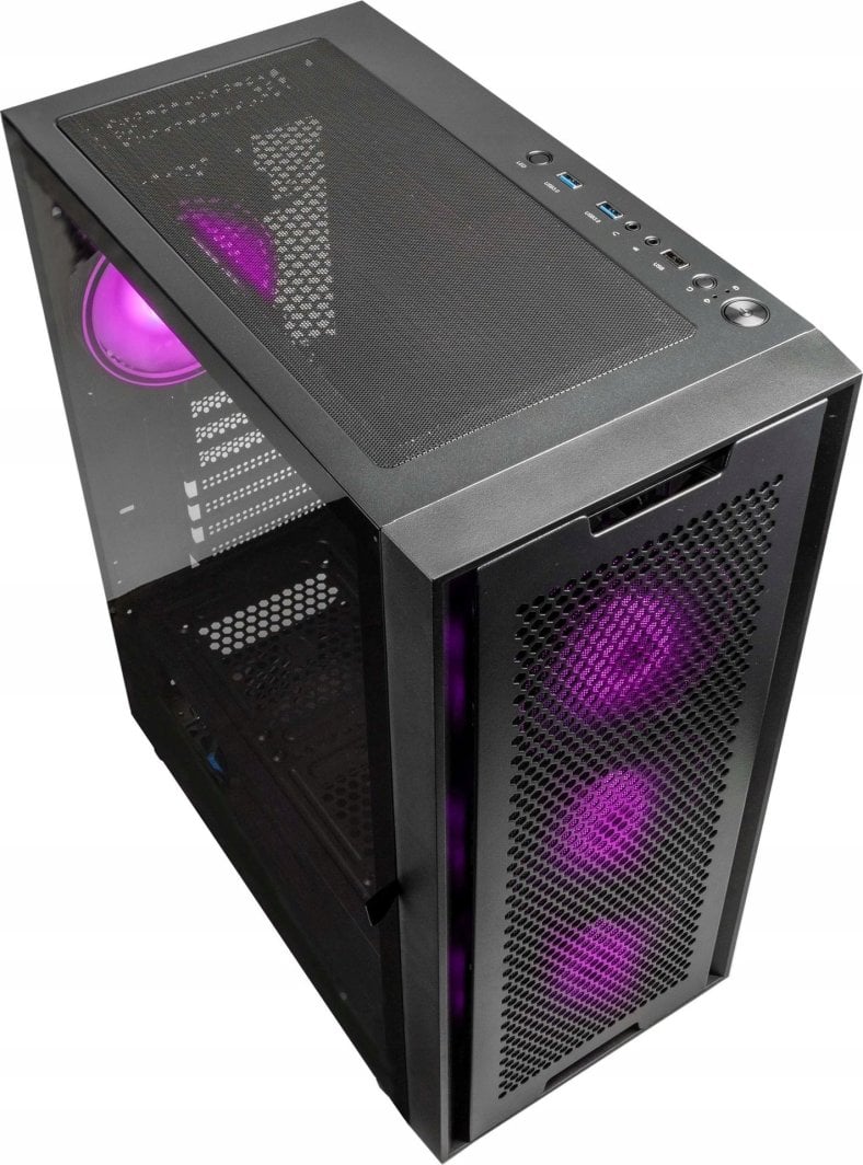 Kasë Kolink Kolink Observatory Duo ARGB Midi-Tower, e zezë, Midi Tower