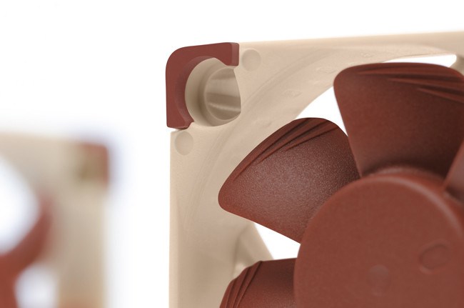 Ftohës Noctua NF A4x10 PWM, 4 cm, i kuq / bezhë