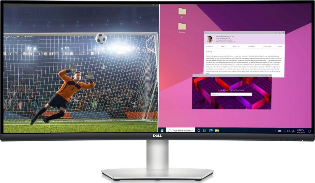 Monitor Dell S3423DWC, 34'', 3440 x 1440, i zi