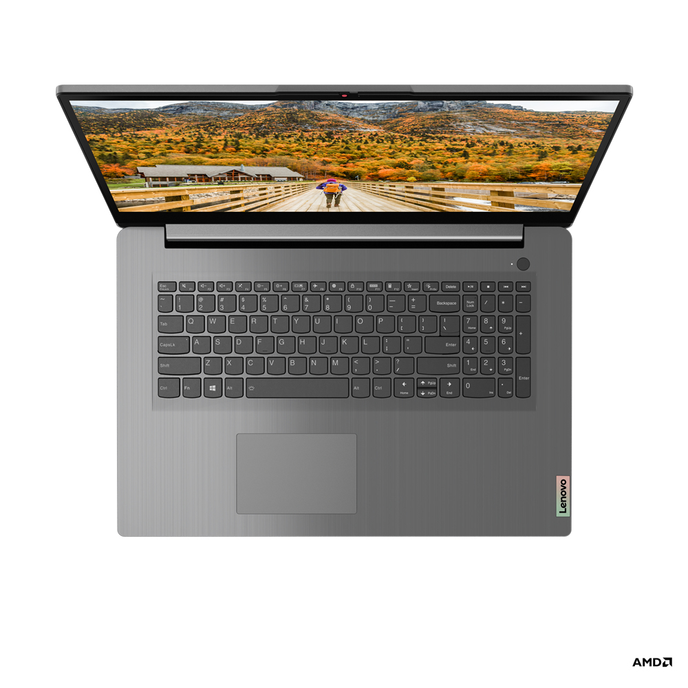 Laptop Lenovo IdeaPad 3 17ALC6, 17.3" HD+, Radeon Graphics, 8GB RAM, 256GB SSD, AMD Ryzen 5, i hirtë