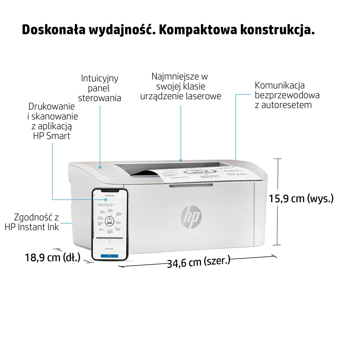 Printer HP LaserJet M110w, Laser, i bardhë