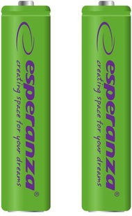 Bateri të rikarikueshme Esperanza AAA / R03 1000mAh, 2 copë