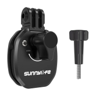 Mbajtëse motoçiklete Sunnylife Motorcycle Mount, për kamera sportive, aliazh alumini, e zezë