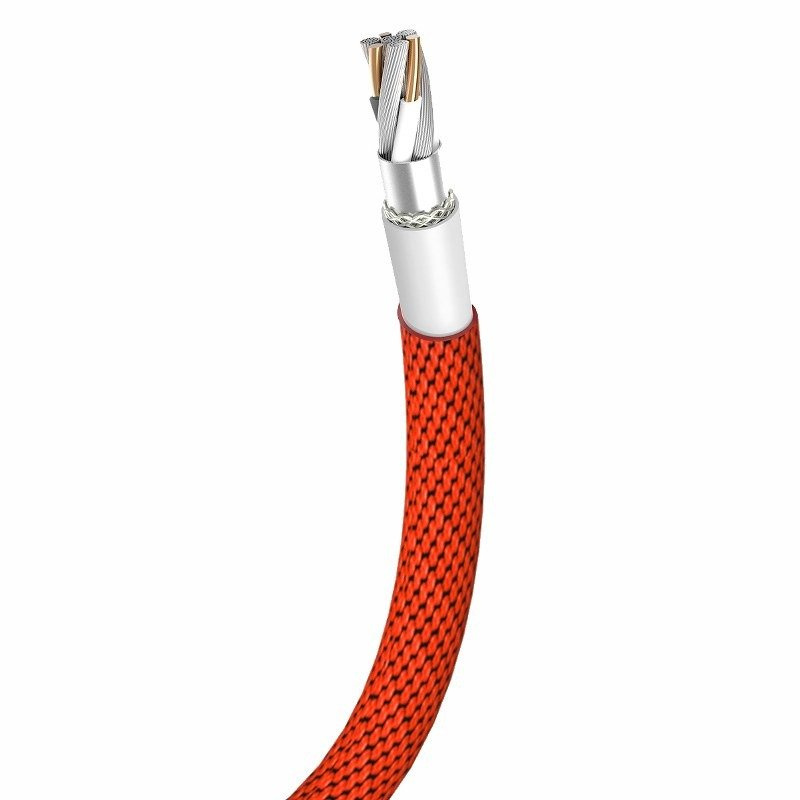 Kabllo USB Baseus CALYW-A09, USB-A në Lightning, 1.8 m, e kuqe