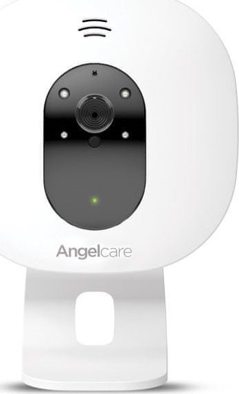 Monitor bebe Angelcare AC327, lëvizje dhe video, komunikim dy drejtimësh, i bardhë