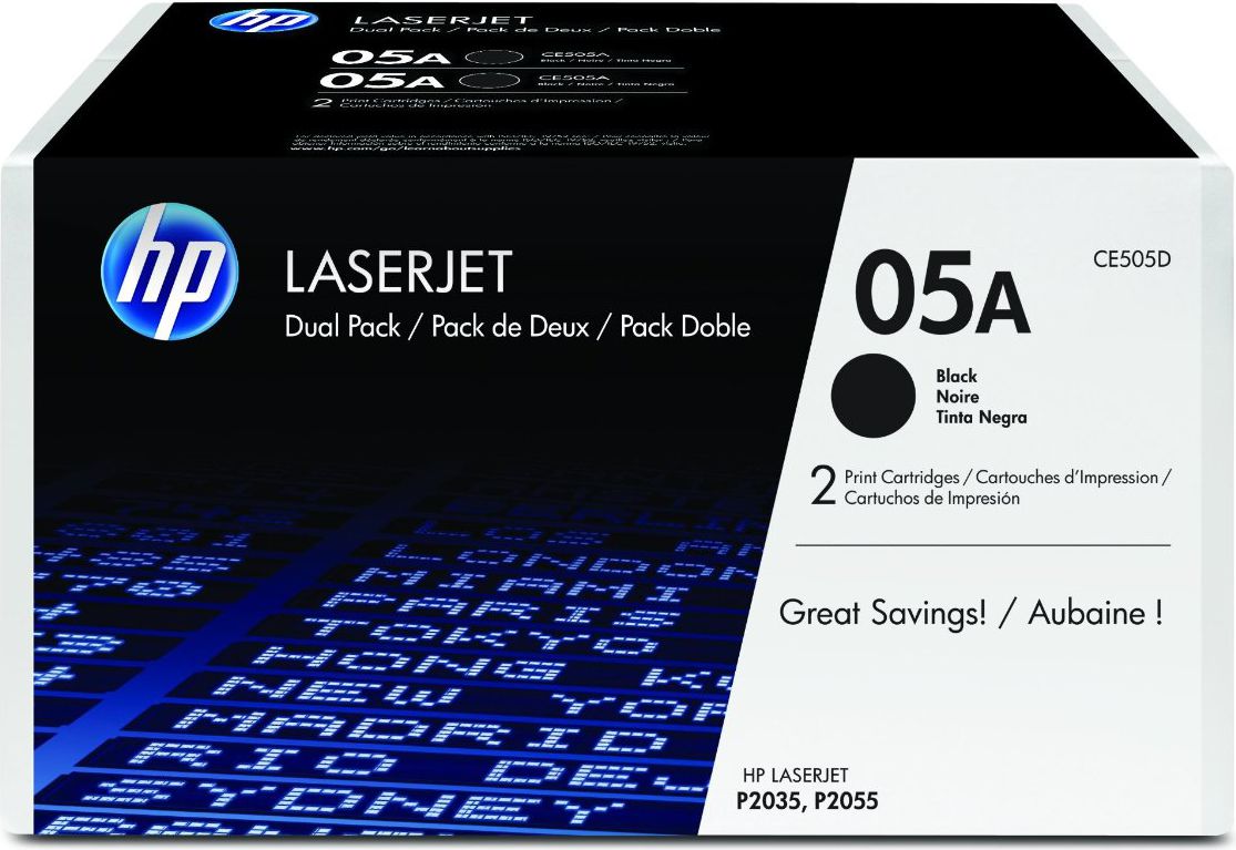 Toner printeri HP 05A CE505D, origjinal, i zi