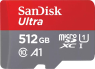 Kartë memorje SanDisk Ultra MicroSDXC, 512GB, Class 10 UHS I U1 A1