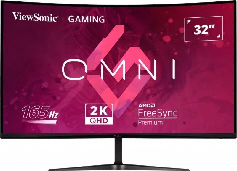 Монитор ВјуСоник VX3218C-2K, 32", 2K, 165Hz, црн