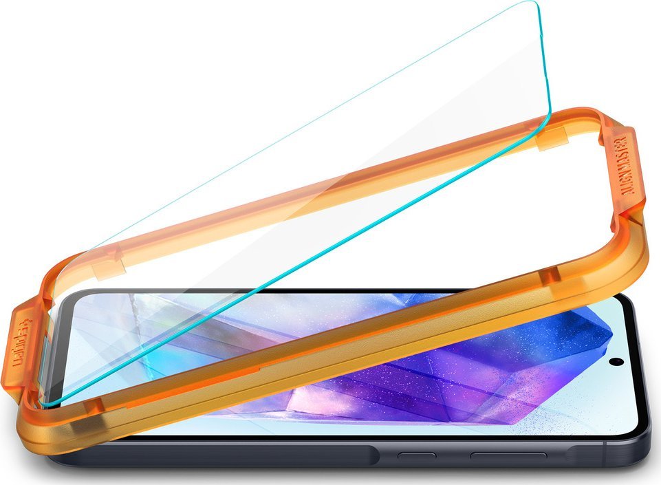 Xham mbrojtës Spigen Glas.tR AlignMaster për Samsung Galaxy A55 5G, 2 copë, transparencë e lartë