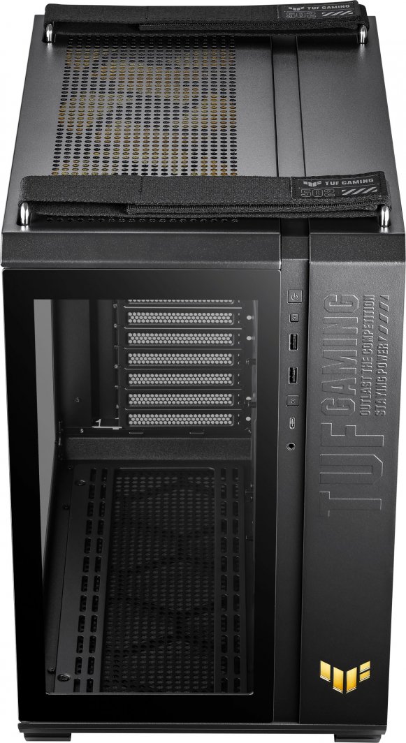 Kasë Asus TUF Gaming GT502 PLUS TG ARGB, e zezë, Midi Tower