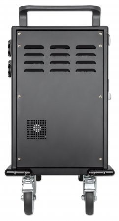 Karrocë karikimi Manhattan MH, 32 porta USB C PD, 576W, e zezë
