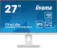 Monitor Iiyama ProLite XUB2792QSU W6, 27", 2560 x 1440 WQHD, i bardhë