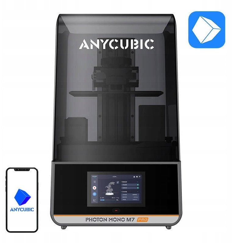Printer 3D resin Anycubic Photon Mono M7 Pro, ekran 14K, SLA, i zi
