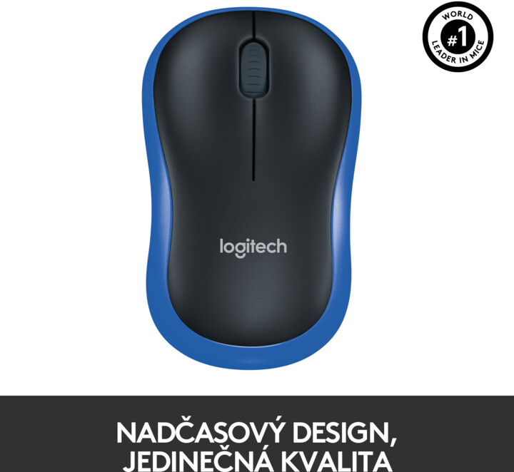 Maus pa kabllo Logitech M185, i kaltër