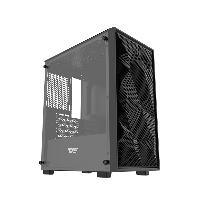 Kutia kompjuterike Darkflash M305 Mesh, M ATX, xham i temperuar, e zezë